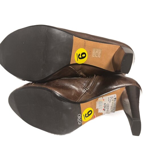 Brown Max Studio Lace up knee high Hurley Boots Size 9 - Picture 4 of 5